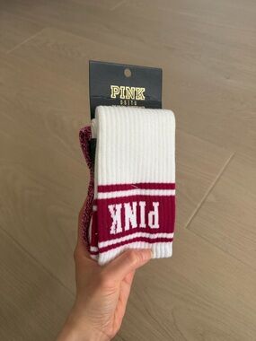 PINK 2 Pairs of Knee High Socks